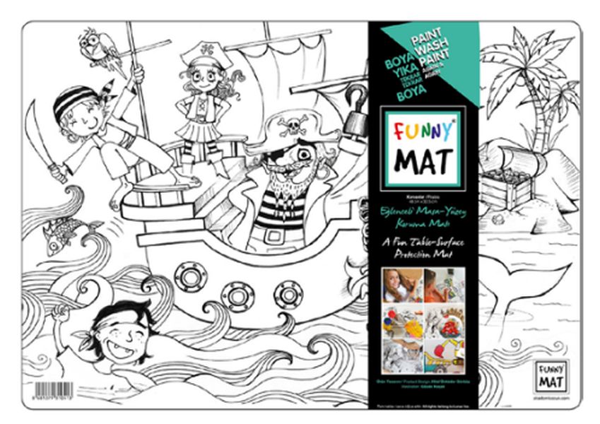 Funny Mat Korsanlar 33,5x48cm