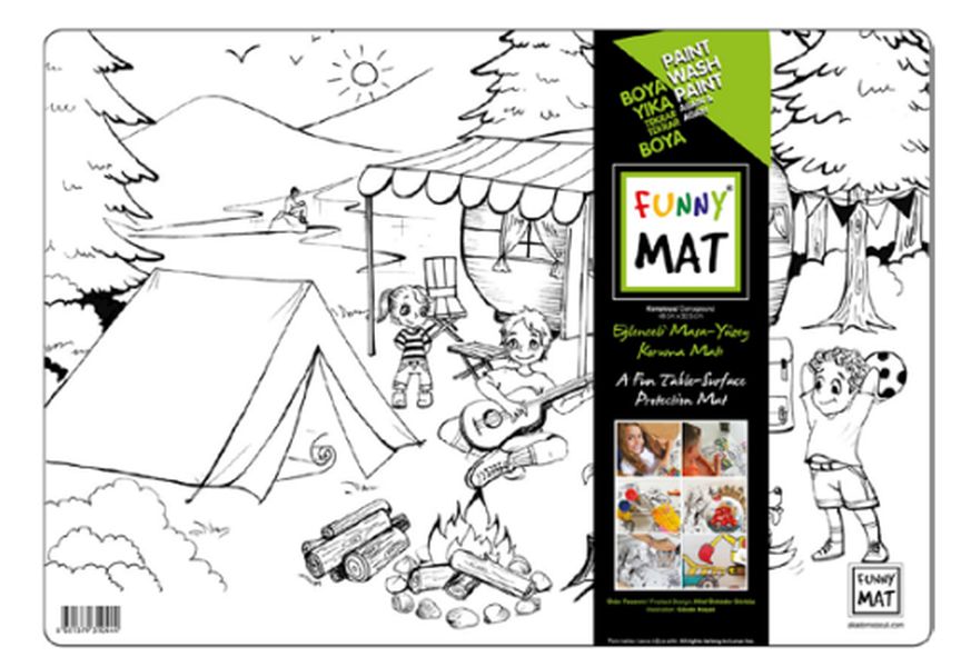 Funny Mat Kamptayız 33,5x48cm