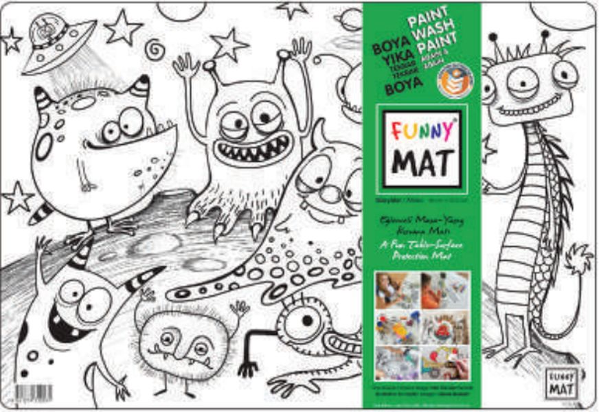 Funny Mat Uzaylılar 33,5x48cm