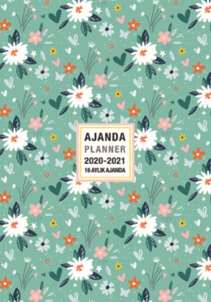 Akademi Çocuk 2020 2021 16 Aylık Ajanda Garden 3081 12x17 cm