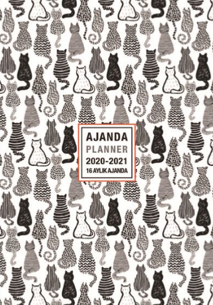 Akademi Çocuk 2020 2021 16 Aylık Ajanda Black Cats 3082 12x17 cm