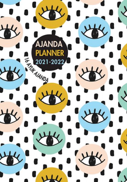 Akademi Çocuk 2021 2022 16 Aylık Ajanda Eyes 12 x 17 cm