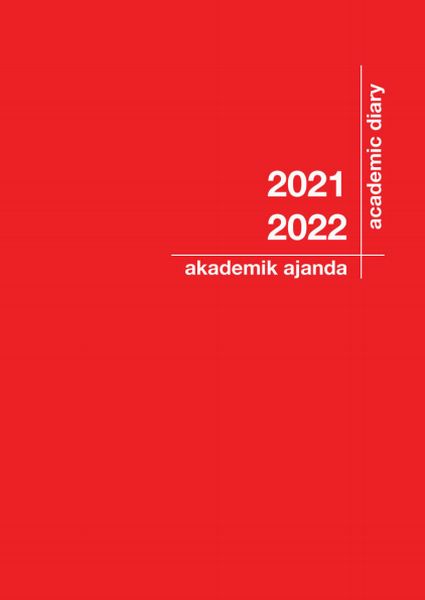 Akademi Çocuk 2021 2022 Akademik Ajanda Kırmızı 21x29cm