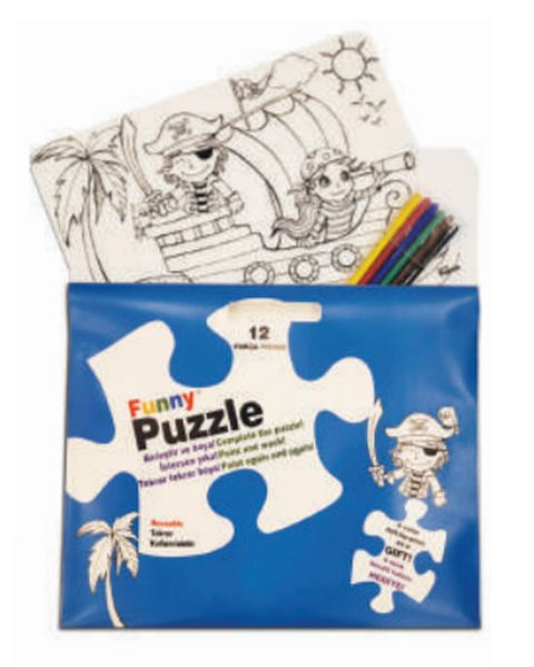 Funny Mat Puzzle Korsan Adası 30x40cm