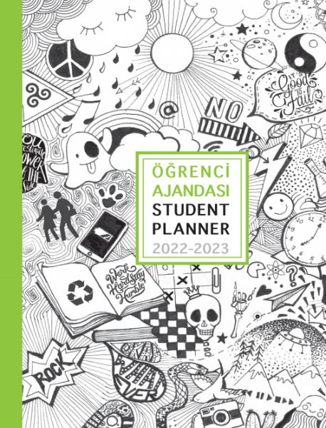 2022 2023 Öğrenci Ajandası Emoji 16x21cm
