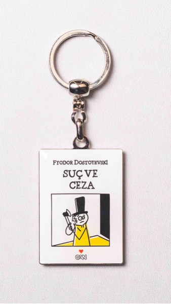 Can Dükkan Laforizma Serisi Suç Ve Ceza Anahtarlık