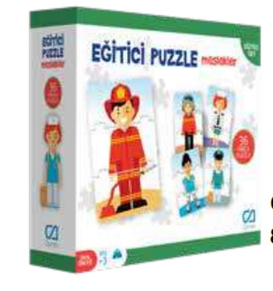 Eğitici Puzzle Meslekler