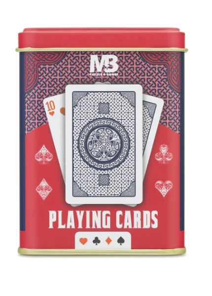 İskambil Kağıdı Metal Kutulu Lacivert