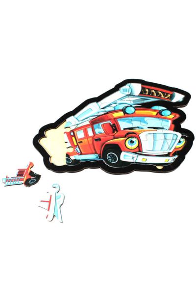 İtfaiye Puzzle Ahşap