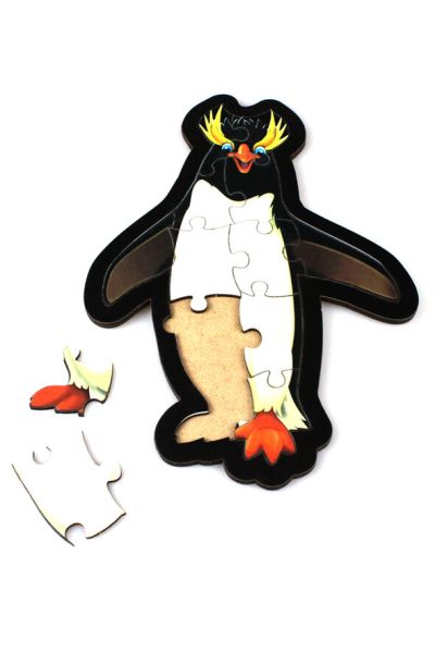 Penguen Puzzle Ahşap
