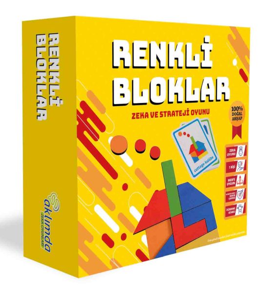 Renkli Bloklar Ahşap