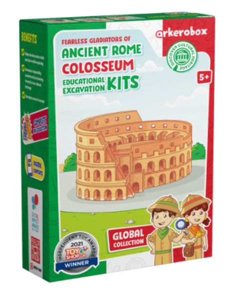 Arkerobox Antik Roma Kolezyum Eğitici Kazı Seti