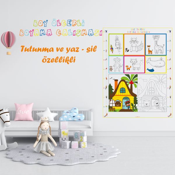 Boy Ölçerli Boyama Blister