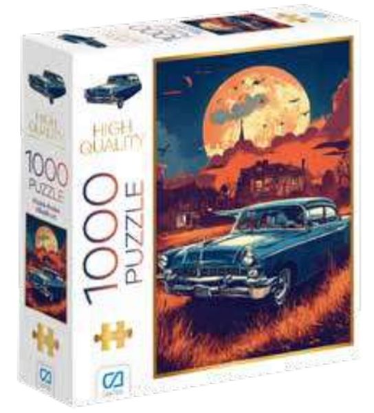 Klasik Araba Puzzle 1000