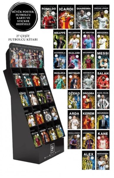 Sahanın Yıldızları Serisi Stantlı 280 Adet Kitap 27´li