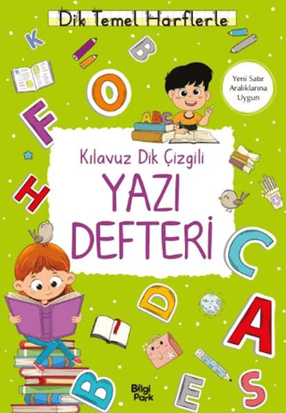 Kılavuz Dik Çizgili Yazı Defteri Büyük Boy