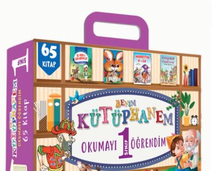 Benim Kütüphanem Okumayı Öğrendim 1. Sınıf 66 Kitap