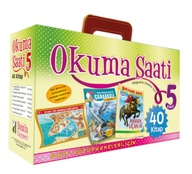 Okuma Saati Seti 5. Sınıf 40 Kitap