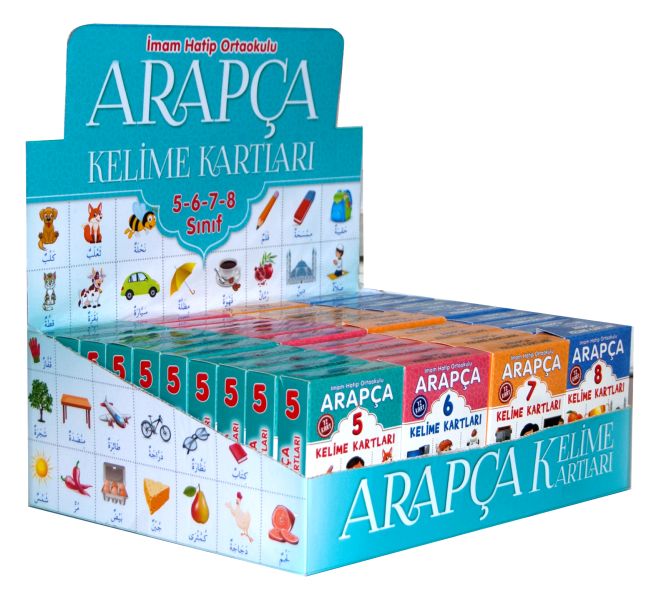 Arapça Kelime Kartları Seti 5 6 7 8. Sınıf