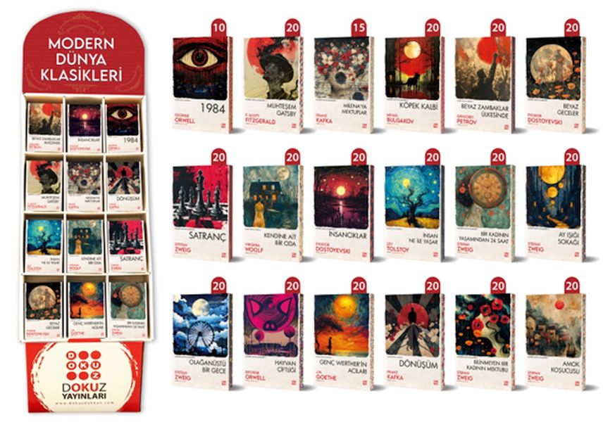 Stantlı Modern Dünya Klasikleri 345 Kitap