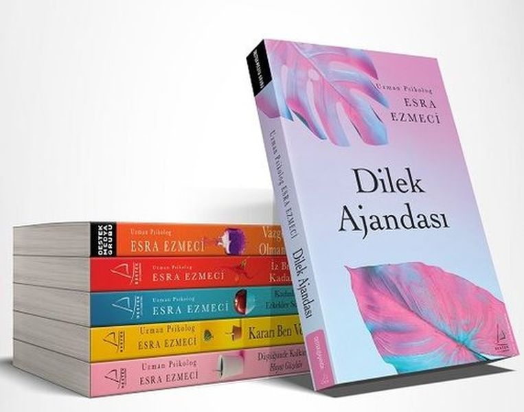 Esra Ezmeci Seti Defter Hediyeli 5 Kitap Takım Dilek Ajandası Hediyeli