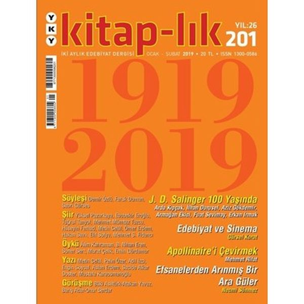 Kitap lık 201 Ocak Şubat 2019