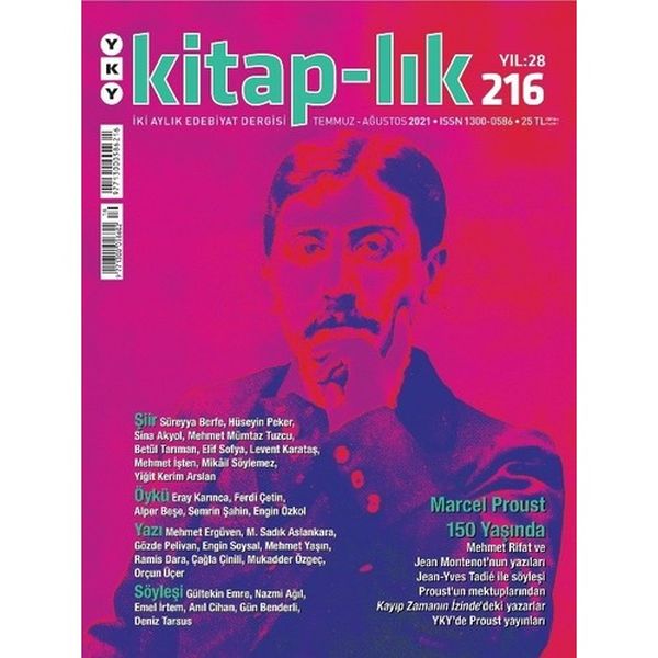 Kitap lık Dergisi Sayı 216 Temmuz Ağustos 2021