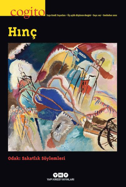 Cogito Dergisi Sayı 107 Hınç