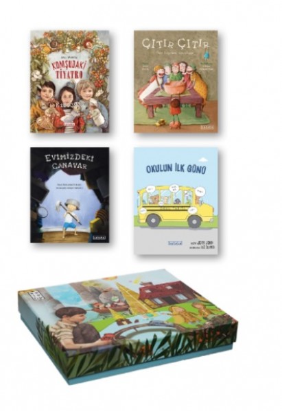Ketebe Çocuk Kutulu Set 1 4 Kitap Takım
