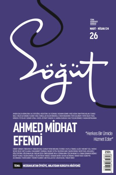 Söğüt Dergisi Ahmed Midhat Efendi 26. Sayı