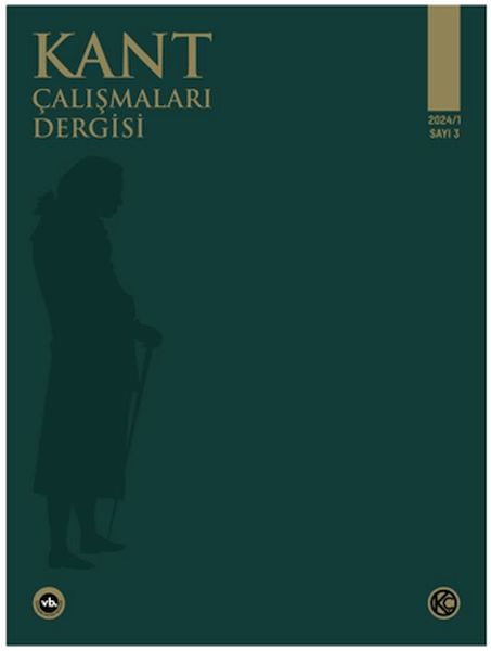 Kant Çalışmaları Dergisi Sayı 3 2024