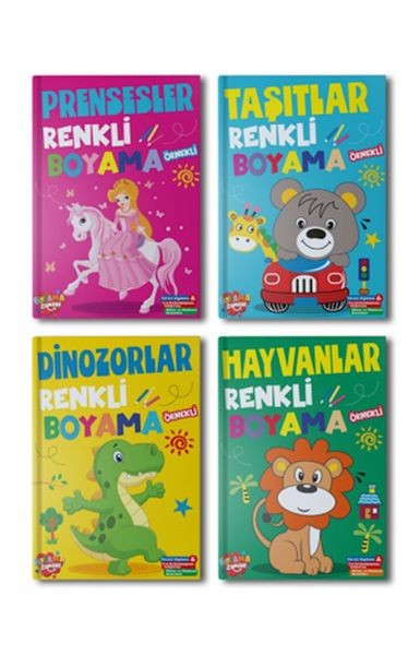 Renkli Boyama 10 set 1 Set 44 Kitap