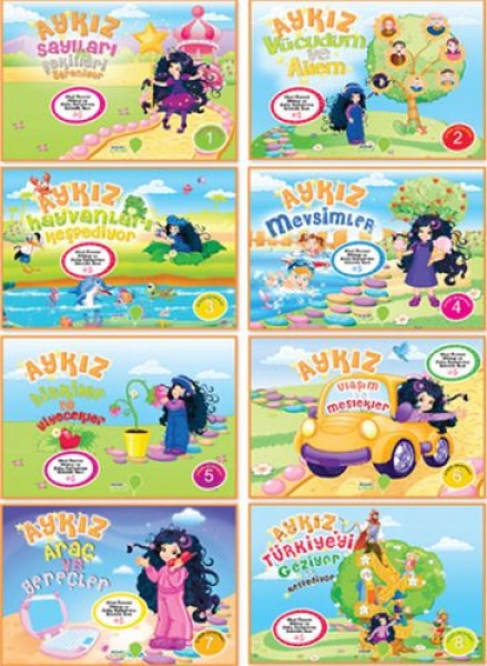 Aykız Okul Öncesi Dikkat ve Zeka Geliştirme Etkinlik Seti 5