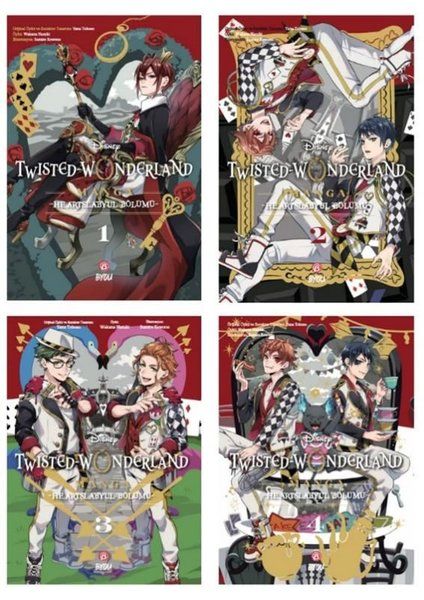 Twisted Wonderland Heartslabyul Seti 4 Kitap Takım