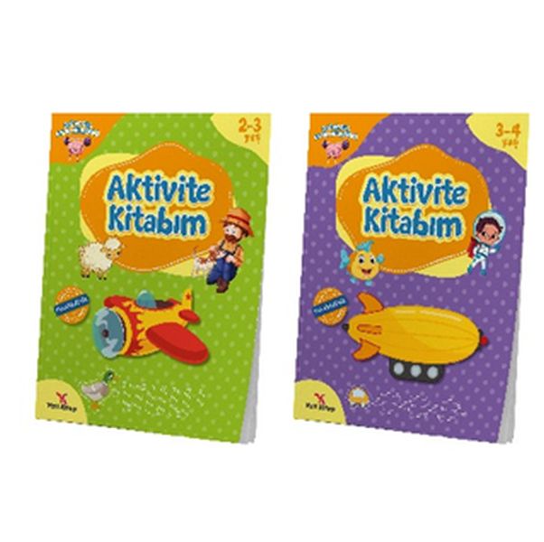 2 4 Yaş Aktivite Kitabım Evde Etkinlik Seti