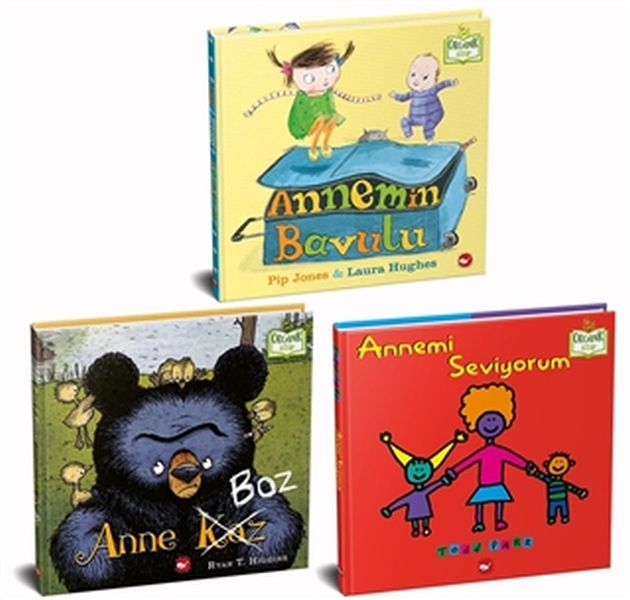 Annemi Seviyorum Set Organik 3 Kitap Takım