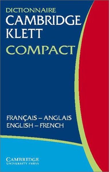 Dictionnaire Cambridge Klett Compact Francais Anglais English French Sh French with CDROM