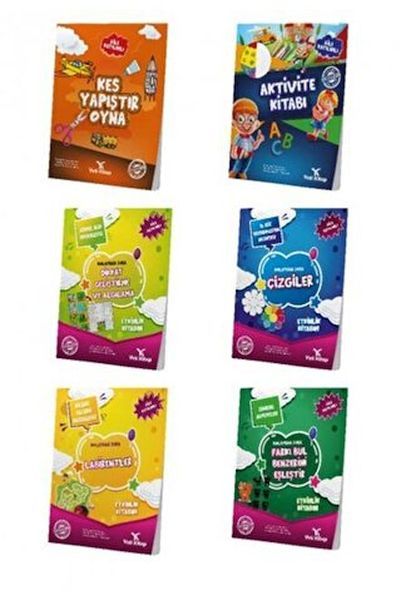 Okul Öncesi Aktivite Seti 4 6 Yaş 6 Kitap