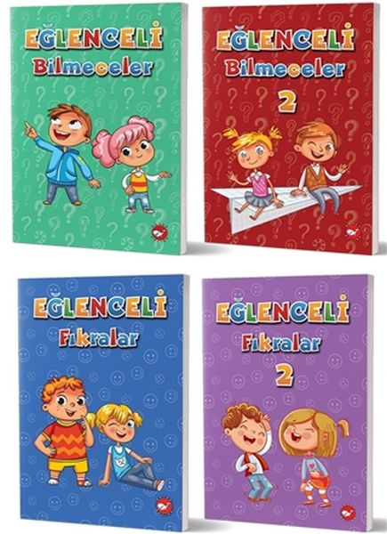 Eğlenceli Fıkralar ve Bilmeceler Seti 4 Kitap Takım