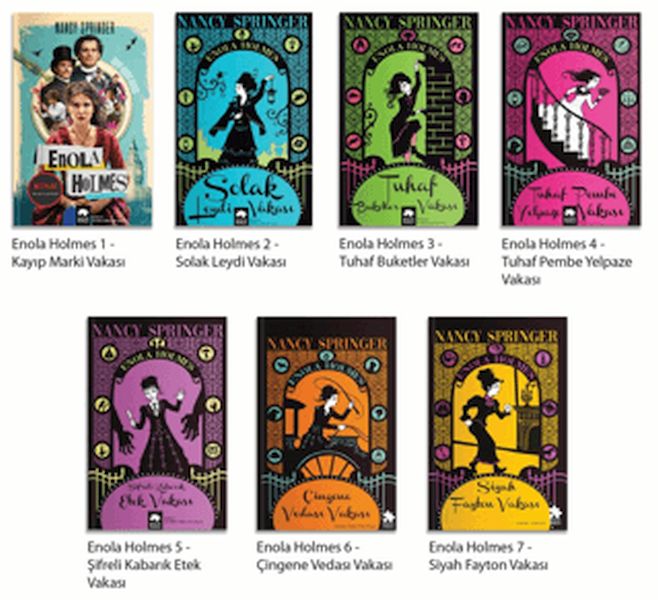 Enola Holmes Seti 7 Kitap