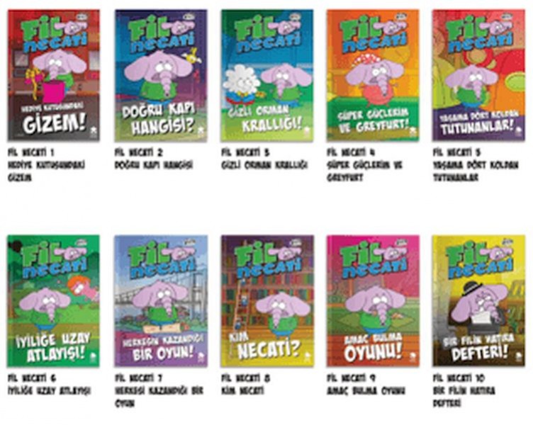 Kral Şakir Fil Necati Seti 10 Kitap