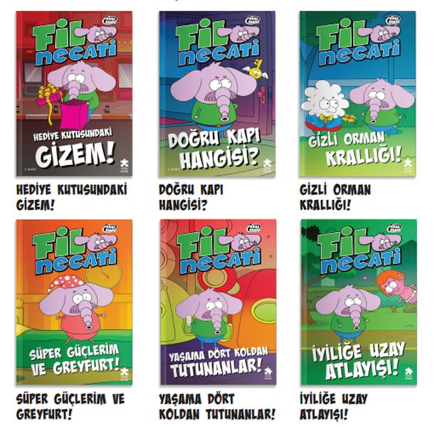 Kral Şakir Fil Necati 6 Kitaplık Set