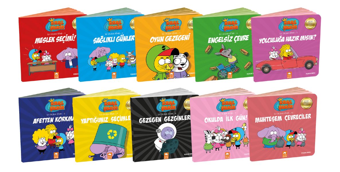 Kral Şakir İlk Okuma Kitapları 10 Kitap Takım