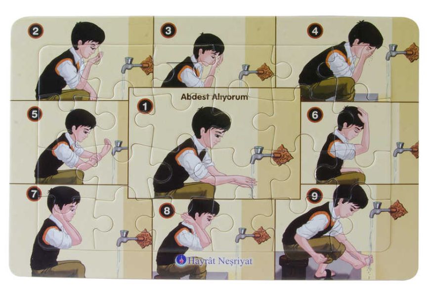 Yapboz Ahmet Abdest Alıyor  Yapbozlar