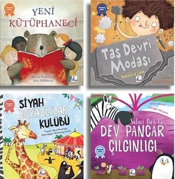 Set 2 Pedagog Onaylı Hikayeler 4 Kitap Takım