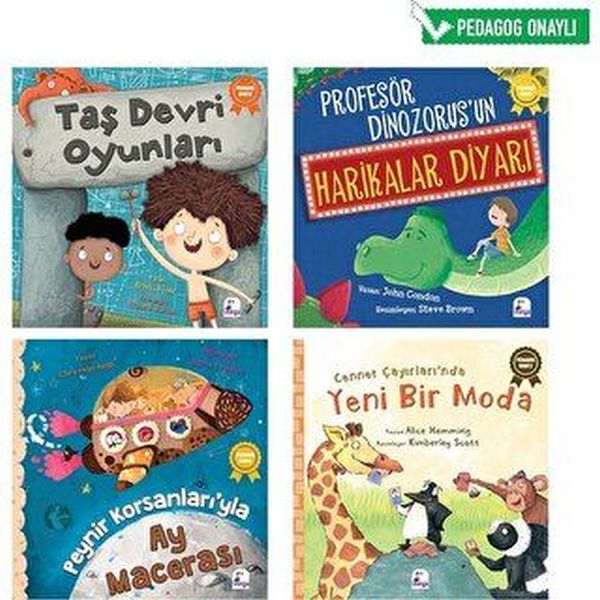 Pedagog Onaylı Uyku Vakti Hikayeleri Seti 4 4 Kitap