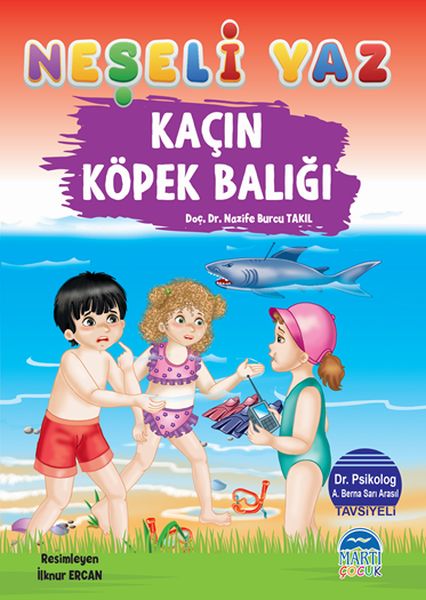 Neşeli Yaz Kaçın Köpek Balığı