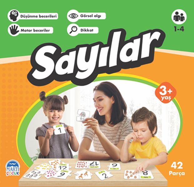 Sayılar Eğitici Yapboz 3 Yaş