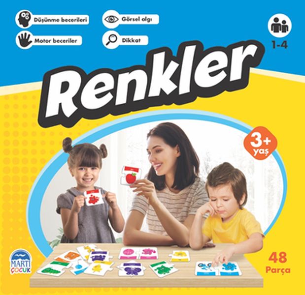 Renkler Eğitici Yapboz 3 Yaş