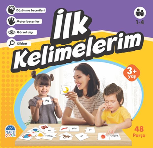 İlk Kelimelerim Eğitici Yapboz 3 Yaş